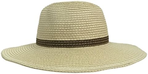 Bigood(TM) Children Wide Large Brim Summer Beach Sun Hat Straw Cap Beige