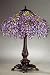 Wisteria Design Tiffany Table Lamp with Bronze base Image