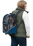 Pet Gear I-GO2 Sport Roller Backpack for cats and dogs, Misty Blue