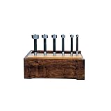 Amana Tool FO-600 Forstner Pattern High Carbon Tool Steel 3/8-Inch Shank Router Bit Set, 6-Piece