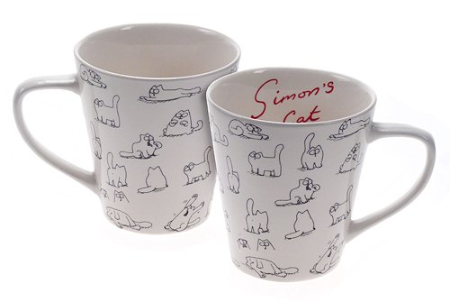 Simons Cat Tasse / Kaffeebecher 'V-Form'