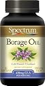 Spectrum Essentials Borage Oil Capsules, 1000 mg, 60 Count Bottle
