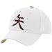 Zephyr Florida State Seminoles (FSU) White Kanji Fitted Hat