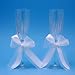 Beverly Clark 38L Tres Beau Wedding Toasting Flutes in White