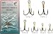 Dolphin Bronze Treble Hooks 6 Pk. - Size 1