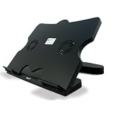Laptop Stand and Cooling Pad (Dual-Fan Extra Quiet) - Black by HandStands