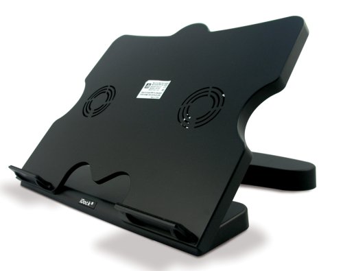 Laptop Stand and Cooling Pad (Dual-Fan Extra Quiet) - Black