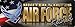 Air Force Retired Mini Bumper Strip Magnet