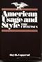 American usage and style, the consensus