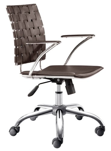 Leatherette Office Chair - Criss Cross Office Chair - Zuo Modern - 205032