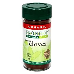 Frontier Organic Cloves, Ground, 1.9-Ounce Container (Pack of 4)