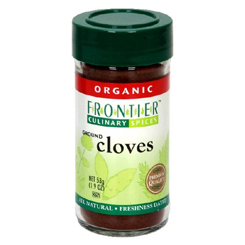 Frontier Organic Cloves, Ground, 1.9-Ounce Container (Pack of 4)