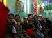Afghan Boys Watch a Movie on a Television, Unseen, as They Eat Ice Cream at an Ice Cr...