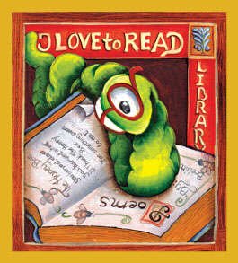 Bookworm Bookmark