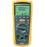 Fluke 1507 Digital Megohmmeter, 50/100/250/500/1,000V Test Voltages, 10 Gigaohms Insulation Resistance, 20 Kilohms Low-Resistance, 600V Voltage Detection