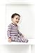 L'Ovedbaby Unisex-Baby Organic Cotton Footed Overall, Eggplant Stripe, 6-9 Months