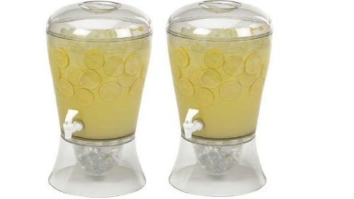 Creativeware 3-Gallon Unbreakable Beverage Dispenser, Pack of 2