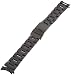 Hadley-Roma Men`s MB5918RA20SandC 20-mm Black Stainless Steel Watch Bracelet