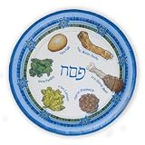 Paper plates for Passover, Paper Seder Plates, Passvoer plates for kids