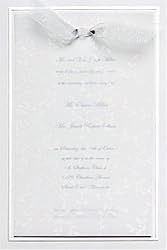 White Vines Vellum Wedding Invitations