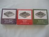  : Pier One Imports 3 Game Set Checkers Chinese Checkers Tic Tac Toe
