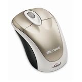 Microsoft Wireless Notebook Optical Mouse 3000 - Creme Brulee Gold
