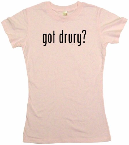 got drury? Women's Tee Shirt Medium-Pink Babydoll (petite fit)