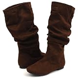 Bamboo Rebeca02 Mid-Calf Boots Brown