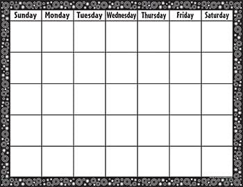 Black/White Crazy Circles Blank