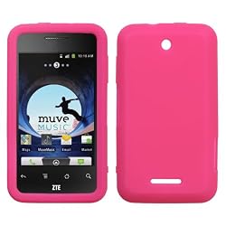 ZTE Score / X500 Silicone Skin Soft Phone Cover - Hot Pink