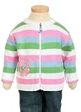 Bebini Cotton Zip Front Cardigan with Sequins