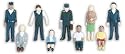 K-Line 21368 Set of 9 Passenger Car Figures NIB