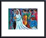 Art Poster Metal Framed Print - Wedding Vows - Artist: Alex Meilichson- Poster Size: 10 X 13