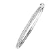 10K White Gold 1/3 ct. Diamond Bangle Bracelet