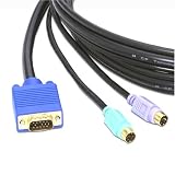 CP Tech/Level One CP-KVM-MF-10 All-In-One Hi Resolution KVM Cable (10 Feet)
