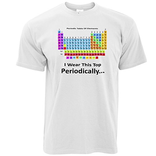 I Wear this Periodically Periodic Table Science Geeky Nerdy Mens T-Shirt