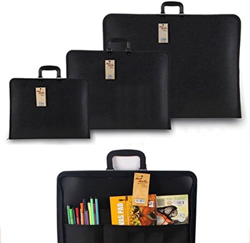 Joypower Desig Portfolio WaterProof Case Art Work Painting Folder Drawing Size A2 A3 A4 (A4, Blcak)