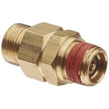 Control Devices Brass Load Genie Unloading Check Valve, Tube Comp. x NPT Male