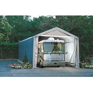 ShelterLogic 22Ft.W Peak Style Instant Garage - 24ft.L x 22ft.W x 10ft.H, Model# 78631 by 