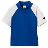 Toddler Boys' Circo Swim Shirt - White/ Royal Blue