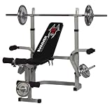 Hammer Hantelbank Bermuda XT inklusive 25 kg Gewichte