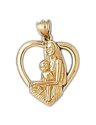 CleverEves 14k Gold Pendant Religious 30.2 - Gram(s)