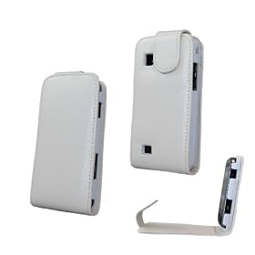 Etui Housse croco blanc pour samsung S5260 Player city Galaxy Star 2