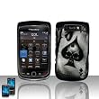 Blackberry 9800 Torch Snap-on Poker Skull Ace of Spade Phone Protector Hard Cover Case