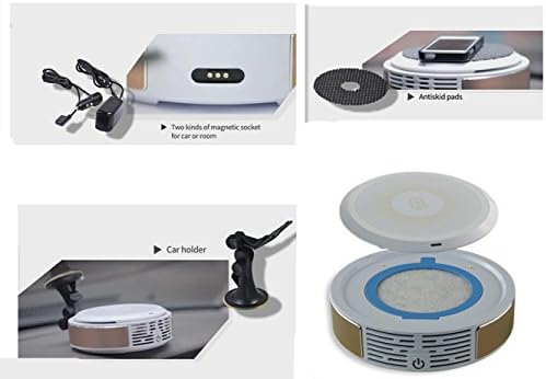 Car Air Purifier, Intelligent Car Hepa Filter with Wireless Charge Function (086WR Air Purifier)