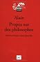 Propos sur des philosophes
