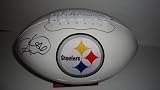 HINES WARD SIGNED AUTOGRAPHED PITTSBURGH STEELERS LOGO FOOTBALL