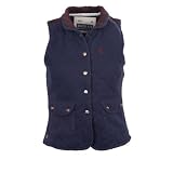 Soul Cal Deluxe Quilted Gilet - Dark blue - Womens