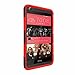 HTC Desire 626s Case, ATUS® Heavy Duty Tuff Shield Hybrid Hard Case Silicone Skin Cover + Stylus Pen (BLACK/RED)