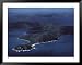 Aerial of Saint John Island in the United States Virgin Islands Scenic Framed Art Poster Print by Ira Block, 49x39